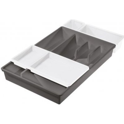 TORTARELLI Příborník 4-dílný, bílá/grafit – Zboží Dáma