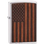 Zippo Benzínový WOODCHUCK AMERICAN FLAG – Zboží Mobilmania