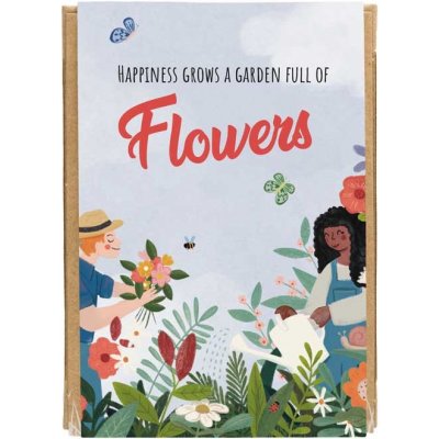 Blossombs Semínkové bomby - Dárková sada mini - Šťastná zahrada (4 ks) – Zboží Dáma