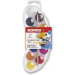 Kores Akuarellas vodové barvy Mini 12 barev 25 mm – Zboží Dáma