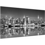 Obraz - New York, černobílý, jednodílný 120x70 cm – Zboží Dáma