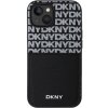 Pouzdro a kryt na mobilní telefon Apple DKNY Repeat Pattern kryt s kapsou na karty pro iPhone 14 - černý 57983120064