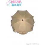 NEW BABY Slunečník Jeans béžový – Zboží Mobilmania