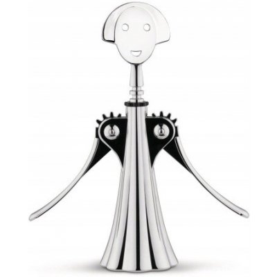 Vývrtka na láhve Alessi Anna G. stříbrná 24,5 x 7 cm – Hledejceny.cz
