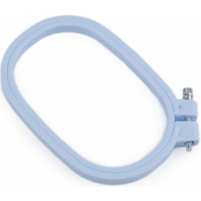 Vyšívací rámeček plastový modrá světlá – Sleviste.cz