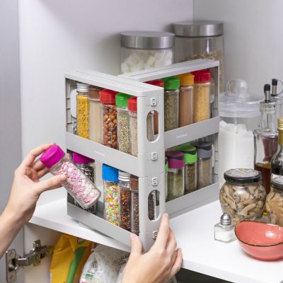 InnovaGoods Posuvný a otočný stojan na kořenky Rispick – Zboží Dáma