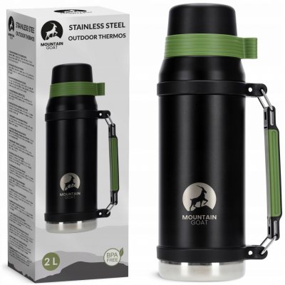 Mountain Goat Termoska 2 l černý zelený – Zboží Dáma