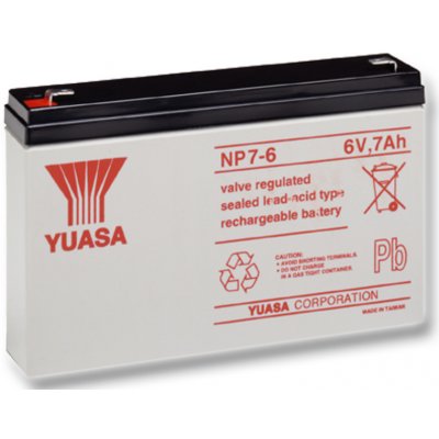 YUASA NP7-6 7Ah 6V – Zbozi.Blesk.cz