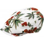 Fiebig Headwear since 1903 Pánská letní bavlněná bekovka s květy bílá – Hledejceny.cz