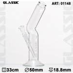 Glassic Skleněný bong Flash 33 cm 50 mm – Zboží Dáma