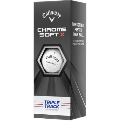 Callaway balls Chrome Soft X 20 3ks – Zboží Mobilmania
