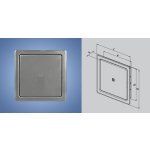 Haco revizní dvířka 200 x 250 mm nerezová NVD – Sleviste.cz