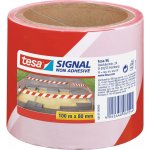 Tesa Výstražná páska 80 mm x 100 m červeno-bílá – HobbyKompas.cz