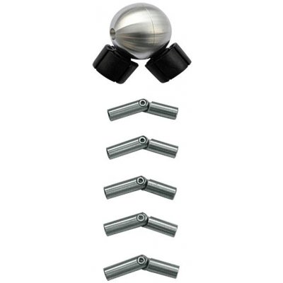 Treba Frewa Spojka zábradlí ES4, hliník, 90°-180°, 6 ks 130.08.0044 – Zboží Mobilmania