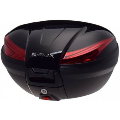 K-MAX Top Case 50l Černý lesklý na 2 helmy