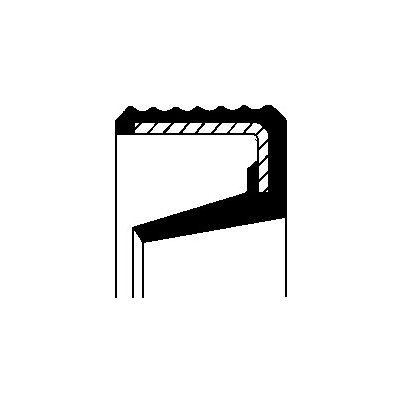 01033405B CORTECO Tesnici krouzek hridele, hridel prevodovky – Zboží Mobilmania