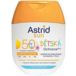 Astrid Dětské mléko na obličej a tělo na opalování SPF 50 Sun 60 ml
