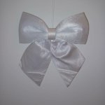DECOLED Mašle, 32 x 36 cm, bílá – Zboží Mobilmania