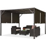 Garden Point Santorini 3 x 3 m hnědý GAP294 – Zboží Dáma