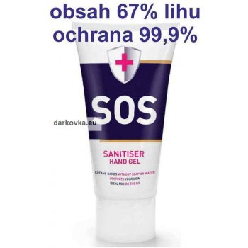 SOS dezinfekční antibakteriální gel na ruce 65 ml