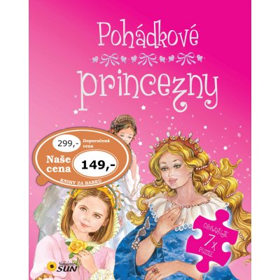 Pohádkové princezny - 7 puzzle s pohádkou – Zbozi.Blesk.cz