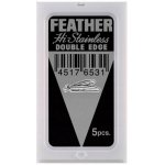 Feather Hi-Stainless Double Edge 5 ks – Sleviste.cz