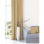 Závěs dekorační nebo látka, New York Plátno, žlutá, 150 cm 150 cm – Hledejceny.cz