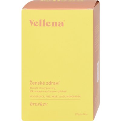 VELLENA Ženské zdraví Nápoj příchuť Broskev 30 sáčků – Hledejceny.cz