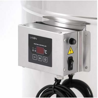 Lysoň Nádoba stáčecí a čeřící s ohřevem pláště 200 l 230 V kónické dno – PREMIUM – Zbozi.Blesk.cz