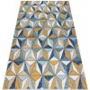 Koberec Dywany Luszczow Sisal Cooper Mozaika Trojúhelníky 22222 ecru / černý