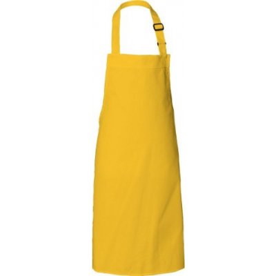 Link Kitchen Wear Nastavitelná zástěra na grilování bez potisku Žlutá X979 – Zboží Mobilmania