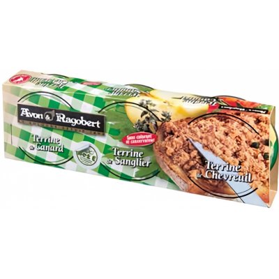 Avon & Ragobert myslivecké trio paštiky, 3x75g – Zboží Dáma
