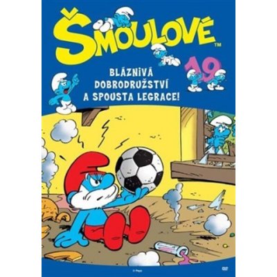 Šmoulové 19: Bláznivá dobrodružství a spousta legrace DVD – Zboží Mobilmania