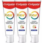 Colgate zubní pasta Total Whitening 3 x 75 ml – Hledejceny.cz