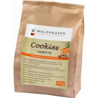 Waldhausen Pamlsky pro koně Cookies mrkvové 0,5 kg – Hledejceny.cz