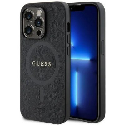 Guess hard iPhone 15 PRO black Saffiano MagSafe – Zboží Mobilmania