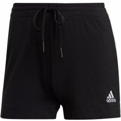 adidas essential 3 Stripe shorts black/white