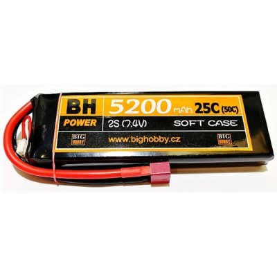 BH Power Li-pol baterie 5200 mAh 2S 25C 50C – Zboží Dáma