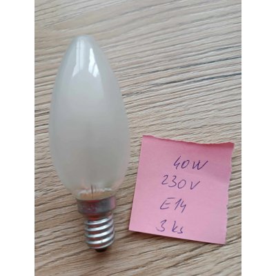 Danapo Žárovka E27 100W 60W 40W 25W 15W 7W Typ 16 – Hledejceny.cz