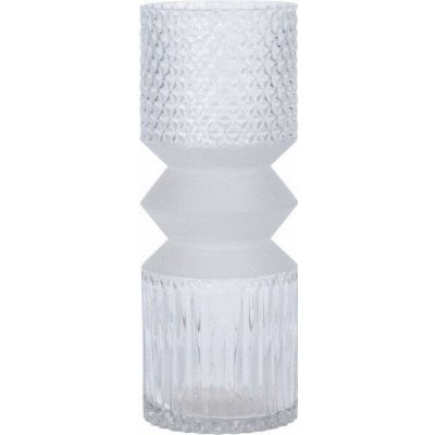 Dekoria Skleněná váza GEOMETRICKÁ, 30 cm – Hledejceny.cz