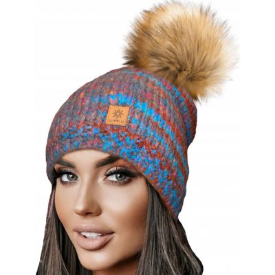 Fashionweek vlněná zimní čepice s bambulí JENOT flísová podšívka WOOL-MORGANA NR MODEL 1 – Hledejceny.cz
