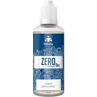 Dekang Chemická směs Fifty PG50/VG50 0mg 100ml – Zboží Mobilmania