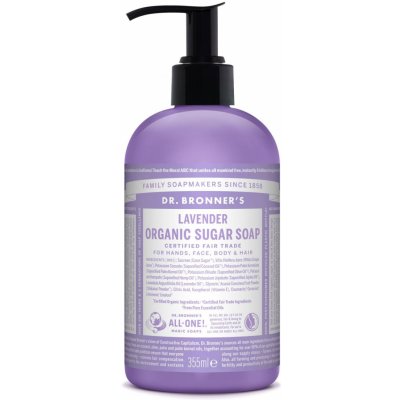 Dr. Bronner´s Shikakai Levander tekuté hydratační mýdlo na tělo i vlasy 355 ml – Zbozi.Blesk.cz