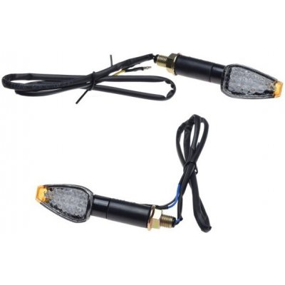 sada blinkrů bílé sklo LED | Zboží Auto