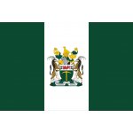 vlajka Rhodesie - 100 x 150 cm - tunel, karabina – Hledejceny.cz