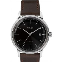 Timex Marlin silver, hnědý