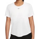 Nike One Dri-Fit SS Slim Top W white/black – Sleviste.cz