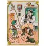 Pohlednice Velikonoce 9 (J. Lada) – Zboží Dáma