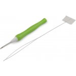 Dutá jehla / vyšívací pero s navlékačem AIRO Ø1,5 mm Varianta: 2 zelená sv., Balení: 1 sada – Sleviste.cz