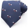 Kravata Modrá kravata Pes jezevčík